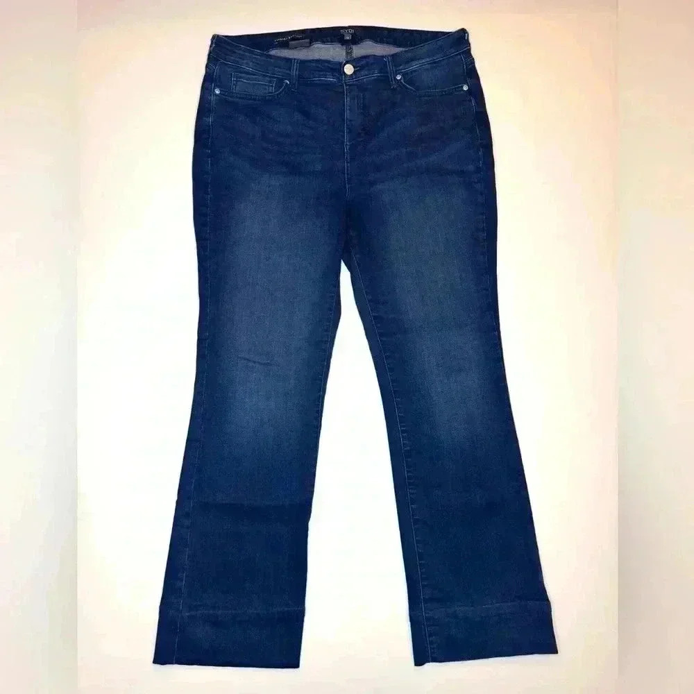 NYDJ Women's Boot Cut Jeans - Dark Blue